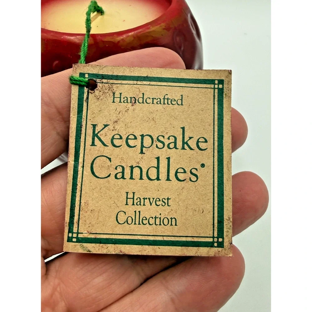 Vintage Keepsake Candles Harvest Collection Strawberry Scented Sugar Bowl Decor